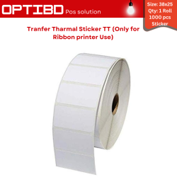 Barcode Label Sticker 38x25 tt (1000 Sticker)